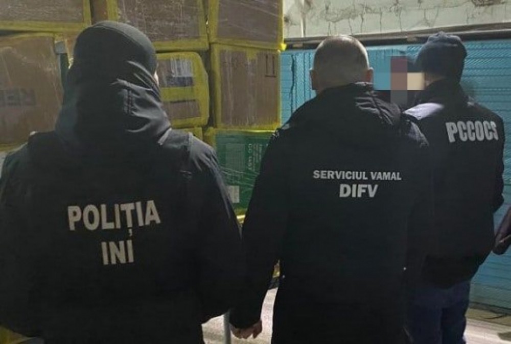 Cea mai mare captură de heroină din istoria Moldovei a fost supusă nimicirii, prin ardere